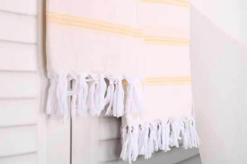 Gift For Her, Best Friend Gift Ideas, 70x40 Cotton Striped Towel, Large Turkish Towel, Spa Towel, Turkish Towel Personalized, Quick-Dry Beach Towel - 8