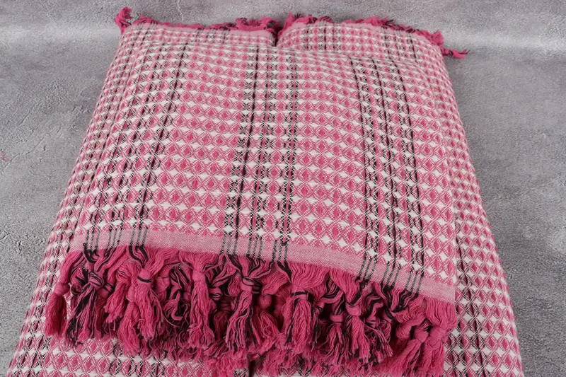 Housewarming Gift, Monogram Blanket, Bridesmaid Favors, Shower Curtain, Spooky Bachelorette Party, Personalized Gifts, 96x70 Cotton Striped Towel - 4
