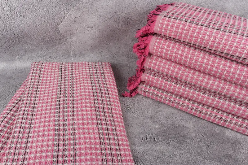 Housewarming Gift, Monogram Blanket, Bridesmaid Favors, Shower Curtain, Spooky Bachelorette Party, Personalized Gifts, 96x70 Cotton Striped Towel - 2