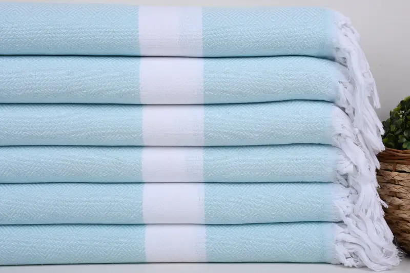 Turkish fouta towel for outdoor use, Quick-Dry Beach Towel, Personalized Turkish Towel, Custom Towel, 70x40 Cotton Diamond Towel, Personalize Gift - 2