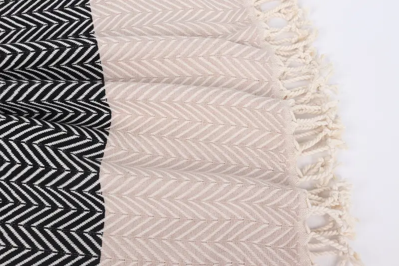 Gym Towel, Embroidered Towel, Luxury Turkish Bath Towel, 70x40 Cotton Chevron Towel, Cotton towel, Luxury towel, Anniversary Gift For Her - 8