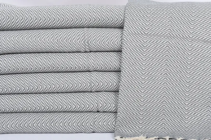 Badezimmertuch, individuelles türkisches Handtuch, 40x20 Baumwoll -Chevron -Handtuch, Monogramm Handtuch, bestes Hochzeitsgeschenk, Hochzeitsgeschenk, personalisierte Geschenke - 2