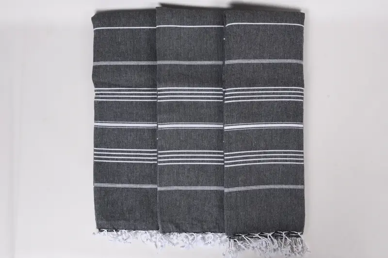 Gift For The Home, Best Wedding Gift, Bachelorette Gifts, Tablecloth, Turkish Cotton Blanket, 88x60 Cotton Striped Towel, Throw Blanket Couch - 8