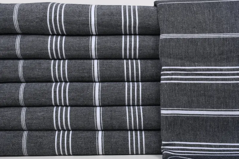 Gift For The Home, Best Wedding Gift, Bachelorette Gifts, Tablecloth, Turkish Cotton Blanket, 88x60 Cotton Striped Towel, Throw Blanket Couch - 2