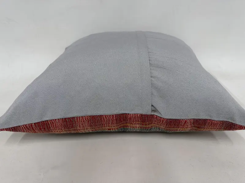 ボーホ枕、24x24レッドピロー、クッションケース、民族枕カバー枕カバー、キリム枕カバー、レトロスロークッションカバー、トルコの枕 - 7