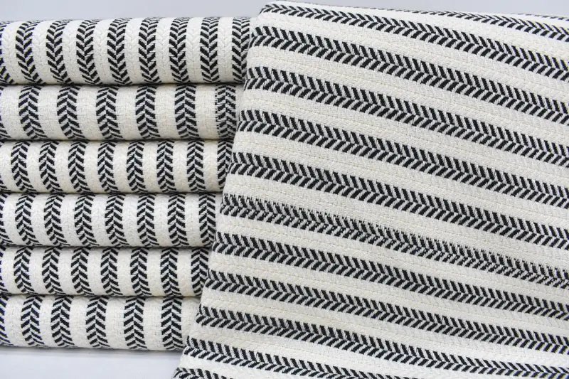 Monogram Turkish Towel, Personalized Towel, Personalised Gift, 70x40 Cotton Chevron Towel, Embroidered Towel, Spooky Bachelorette Party Favors - 4