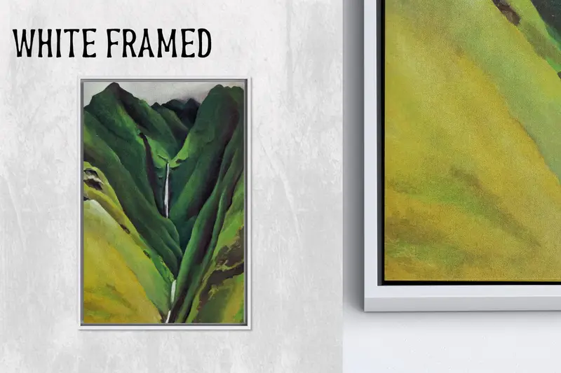 Georgia O'Keeffe Dağ Manzarasından Esinlendi Baskılı Kanvas Tablo