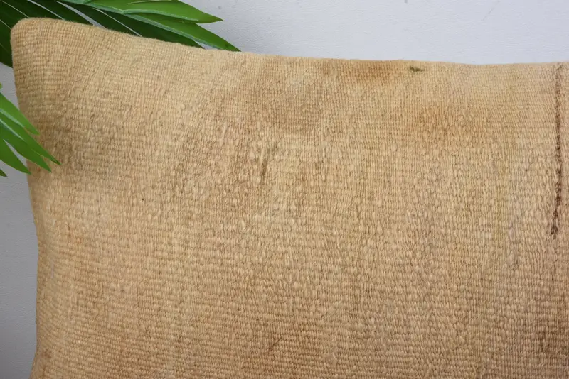 12x20 Beige Cushion Case, Kilim Pillow Cover, Pillow for Couch, Vintage Kilim Throw Pillow, Pillow Case, Traditional Cushion Cover - 2