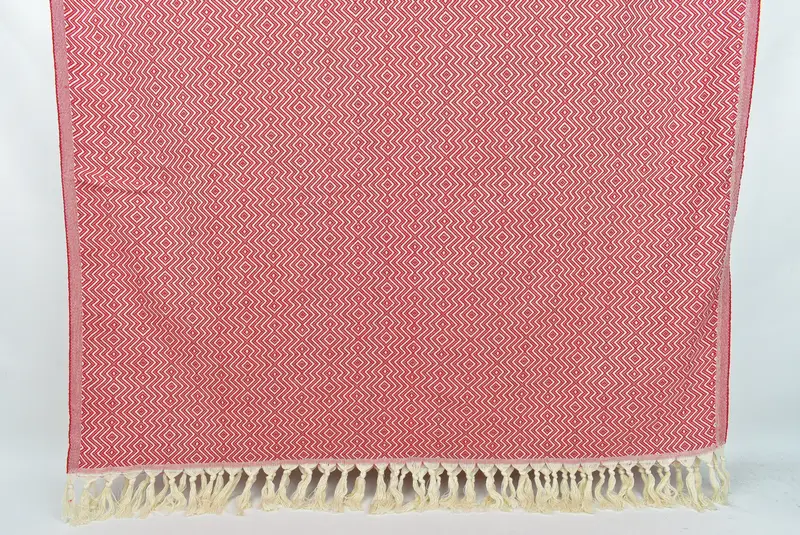Handmade Gift, Thin towel, Hammam towel, Wedding Anniversary Gift, Girl Trip Party Favor, 70x38 Cotton Diamond Towel, Custom Wedding Gifts - 8