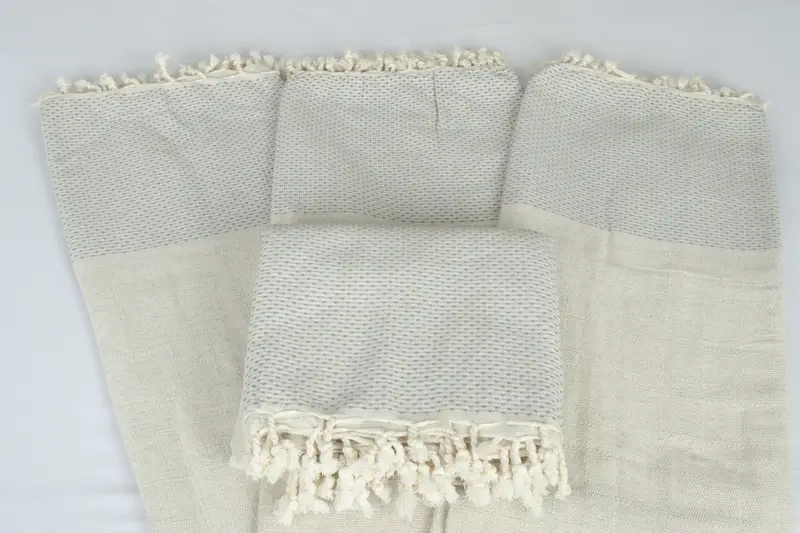 96x96 Cotton Polka Dot Towel, Monogram Blanket, Family Gift Basket, Throw Blanket, Wedding Hand Made Gift, Woven Throw Blanket, Bachelor Party Gifts - 5