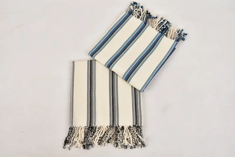 Monogramm Handtuch, Bachelor -Junggesellenparty, kleine Badetücher, türkisches Handtuch, Gasttuch, Weihnachtsgeschenke, 36x20 Baumwollstreifenhandtuch - 7