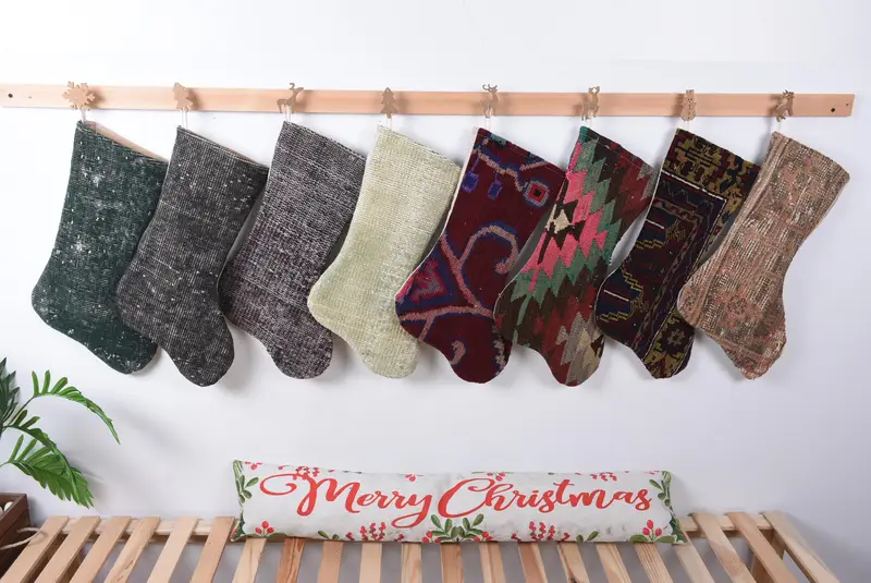 Personalized Christmas Ornaments Pattern, Unique 7 Inch Christmas Stocking