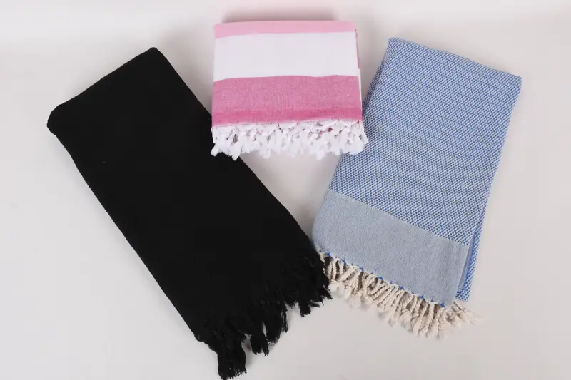 Personalized Wedding Gift For Couple, Hammam towel, Personalized Beach Towel, Summer Gift, Organic Towel, 70x40 Cotton Set of 8 Towel, Guest Towel - 6
