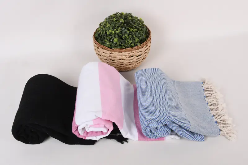 Personalized Wedding Gift For Couple, Hammam towel, Personalized Beach Towel, Summer Gift, Organic Towel, 70x40 Cotton Set of 8 Towel, Guest Towel - 8