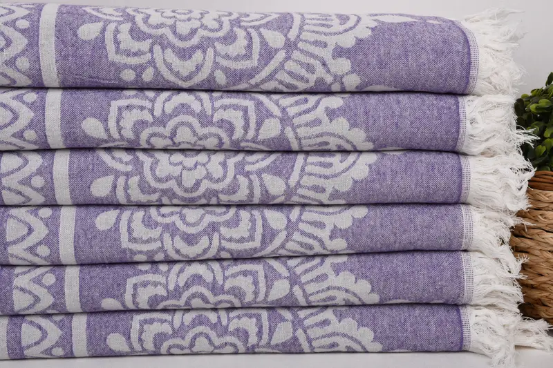 Bachelorette Party Decorations, Travel towel, Bachelorette Party Gifts, Bachelorette Beach Towel, Gift Towel, 74x36 Cotton Floral Patterned Towel - 3