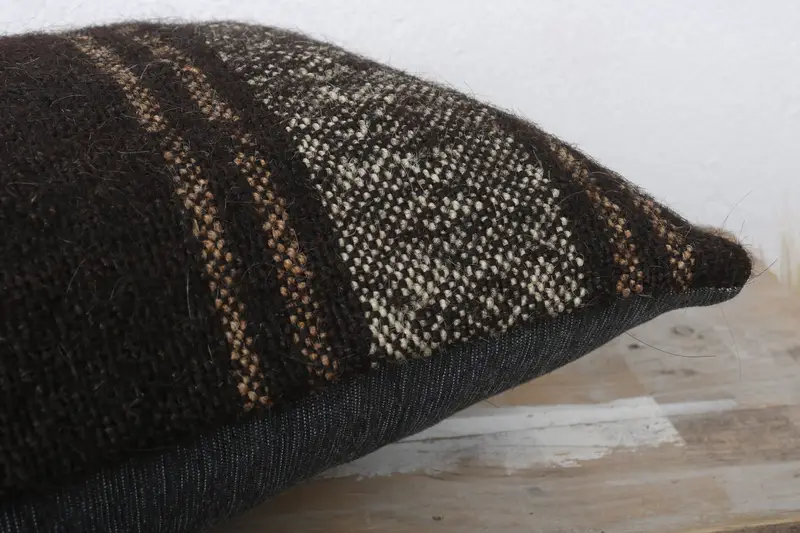Kissenbedeckung, 12x24 braunes Kissen, Kilimteppichkissen, Muster -Wurfkissen -Gehäuse, Innenarchitektin Kissen, Kilimkissenschein, Kilimkissen - 6