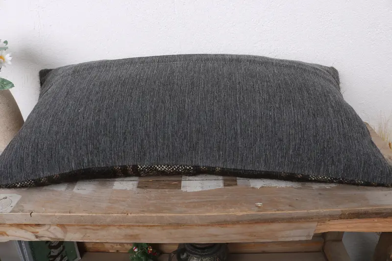 Kissenbedeckung, 12x24 braunes Kissen, Kilimteppichkissen, Muster -Wurfkissen -Gehäuse, Innenarchitektin Kissen, Kilimkissenschein, Kilimkissen - 7