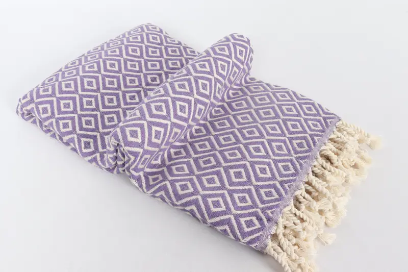 Personalized Towel, Bachelorette Party Favor, 70x40 Cotton Diamond Towel, Organic towel, Bachelorette Party Gifts, Hammam Towel USA, Soft towel - 6