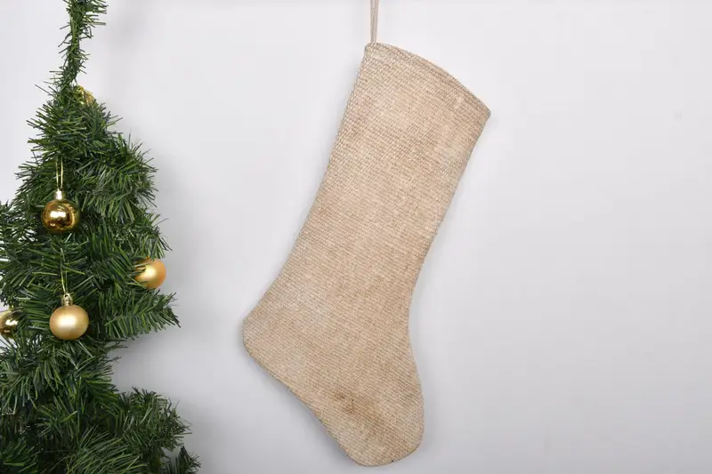 Unique Decor with Christmas Ornaments Pattern, 7 Inch Christmas Stocking