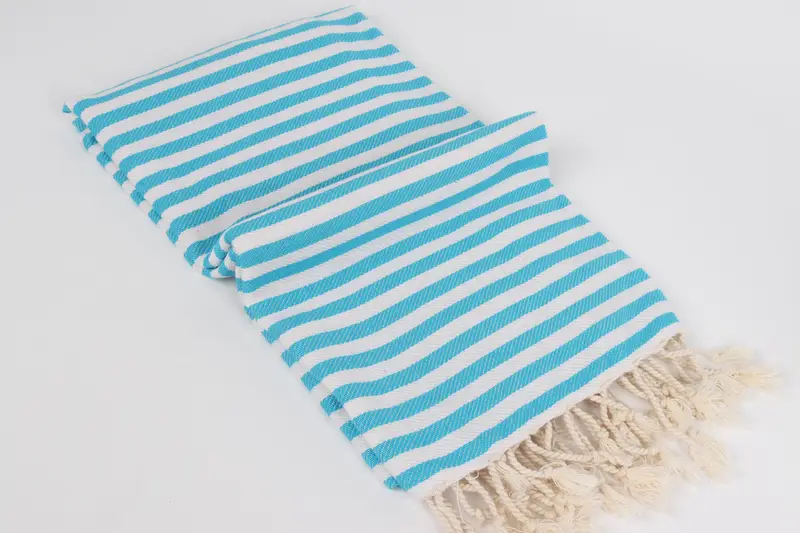 Custom Beach Towels, Home Decor Towel, 70x40 Cotton Striped Towel, Personalized Wedding Gift, Quick-dry peshtemal, Holiday Towel, Hammam towel - 6