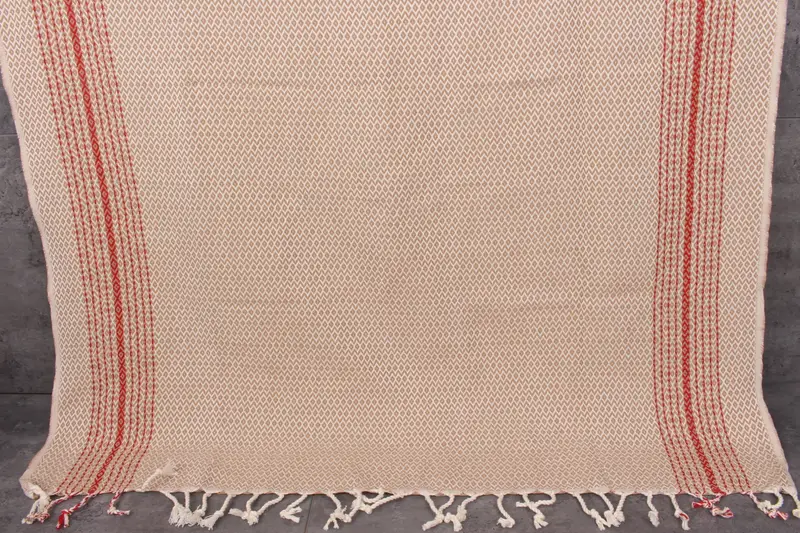 Beach Towel Turkish Geometric Brown 40x71 Inches