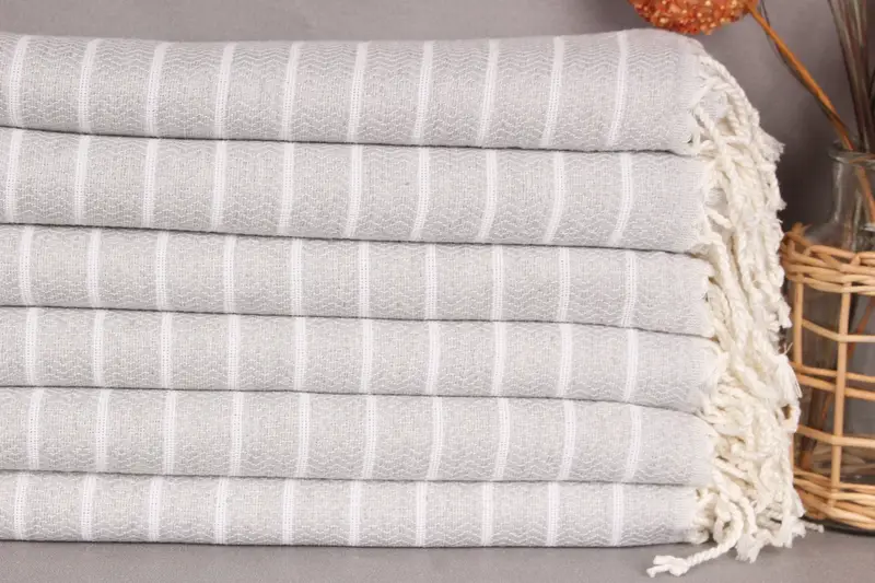 Personalized Turkish Towel, 70x40 Cotton Striped Towel, Friends Beach Towel, Gift For Bride, Yoga Towel, Personalized Gifts, Bachelorette Gifts - 2