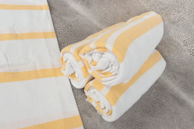 Peshtemal Towel, 70x40 Cotton Herringbone Towel, Thin towel, Personalized Turkish Beach Towel, Personalised Gift, Personalized Bridesmaid Gift - 7