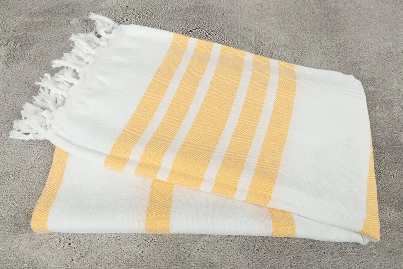 Peshtemal Towel, 70x40 Cotton Herringbone Towel, Thin towel, Personalized Turkish Beach Towel, Personalised Gift, Personalized Bridesmaid Gift - 5