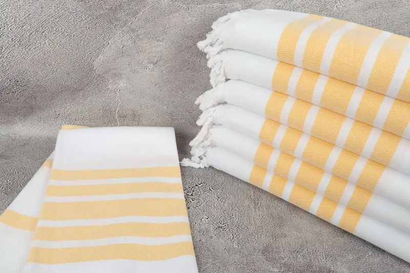 Peshtemal Towel, 70x40 Cotton Herringbone Towel, Thin towel, Personalized Turkish Beach Towel, Personalised Gift, Personalized Bridesmaid Gift - 2
