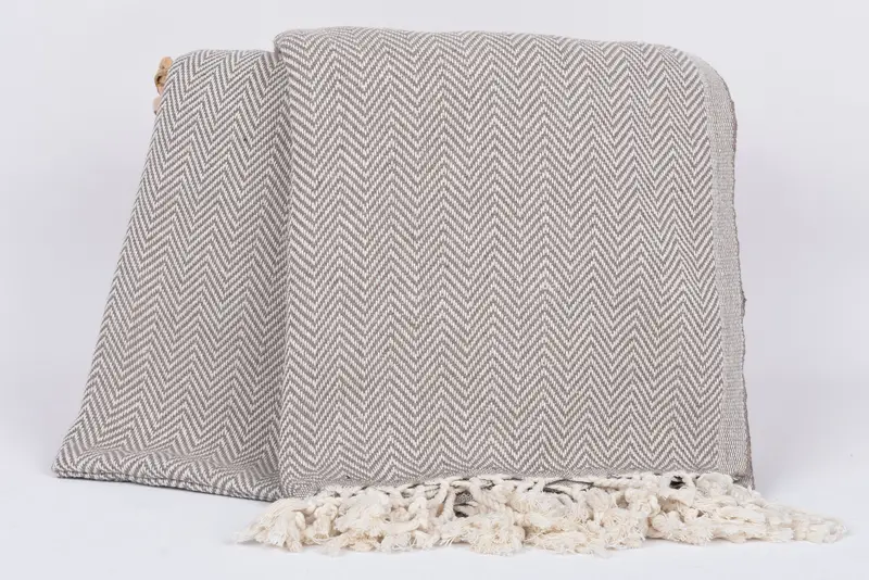 Birthday Gift, 70x40 Cotton Herringbone Towel, Beach towel, Bridesmaid Gift, Sand-free peshtemal towel for the beach, Organic Turkish towel - 5