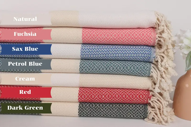 Turkish Towel Bulk, Friends Beach Towel, Bridesmaid Gifts Personalized, Bridesmaid Gift, Thin towel, 70x40 Cotton Diamond Towel, Turkish Towel Beach - 1