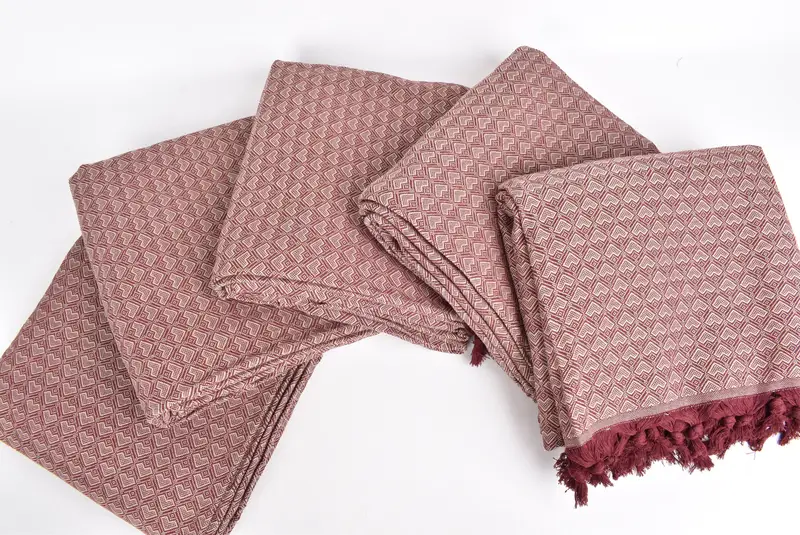 88x76 Cotton Heart Design  Towel, Custom Shower Curtain, Wedding Gift Ideas, Wedding Favors, Custom Blanket, Woven Throw Blanket, Turkish Tablecloth - 3