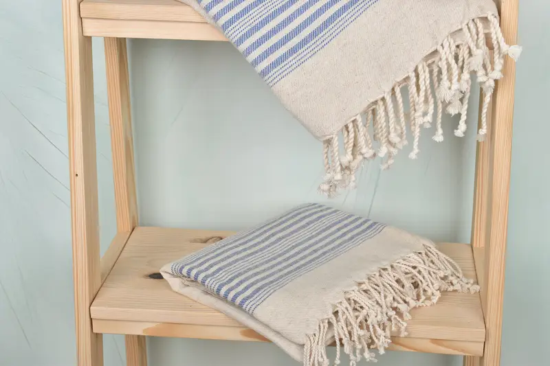 Bachelorette Party Favor, Thin towel, Spa Towel, 68x40 Linen Striped Towel, Bachelorette Party Decorations, Family Gift Basket, Turkish Towel Beach - 5