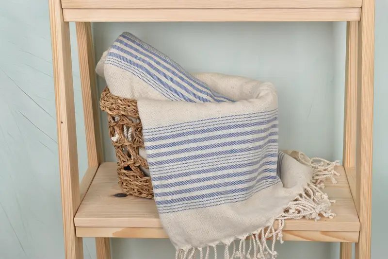 Bachelorette Party Favor, Thin towel, Spa Towel, 68x40 Linen Striped Towel, Bachelorette Party Decorations, Family Gift Basket, Turkish Towel Beach - 4