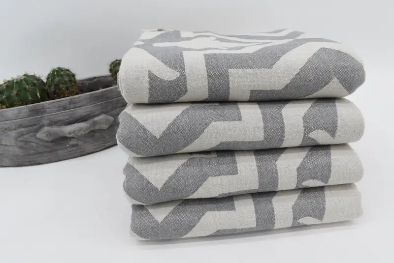 Personalized Towel, Gym Towel, Best Wedding Gift, Custom Beach Towel, Bridesmaid Gifts, 68x36 Cotton Tulip Patterned Towel, Anniversary Gift For Her - 7