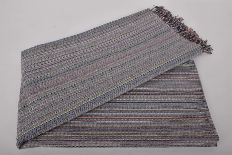 Valentines Day Gift For Him, 70x40 Cotton Geometric Towel, Quick-dry towel, Embroidered Towel, Summer Gift, Luxury Turkish beach towel with fringe - 4
