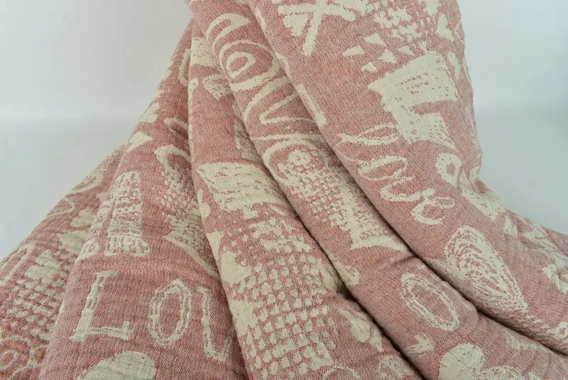 Wedding Gift For Bride, Custom Wedding Gifts, 98x76 Cotton Love Design Towel, Monogram Blanket, Turkish Tablecloth, Bridal Shower Gift - 6