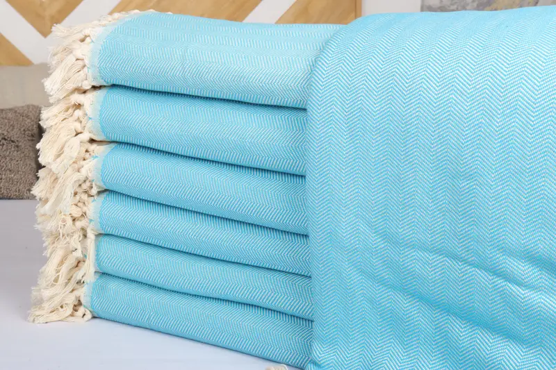 Bedspread, Personalized Gifts, Valentine Day Gift For Her, Best Wedding Gift, Wedding For Favor, Tablecloth, 100x80 Cotton Herringbone Towel - 2
