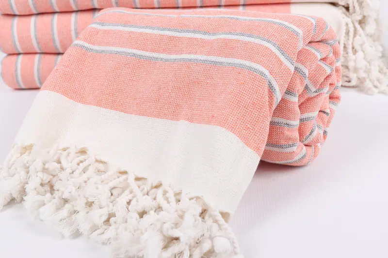 Yoga Towel, Personalized Wedding Gift, 68x40 Cotton Striped Terry Towel, Bridal Party Gifts, Custom Gift, Cotton towel, Valentines Day Gift For Her - 4