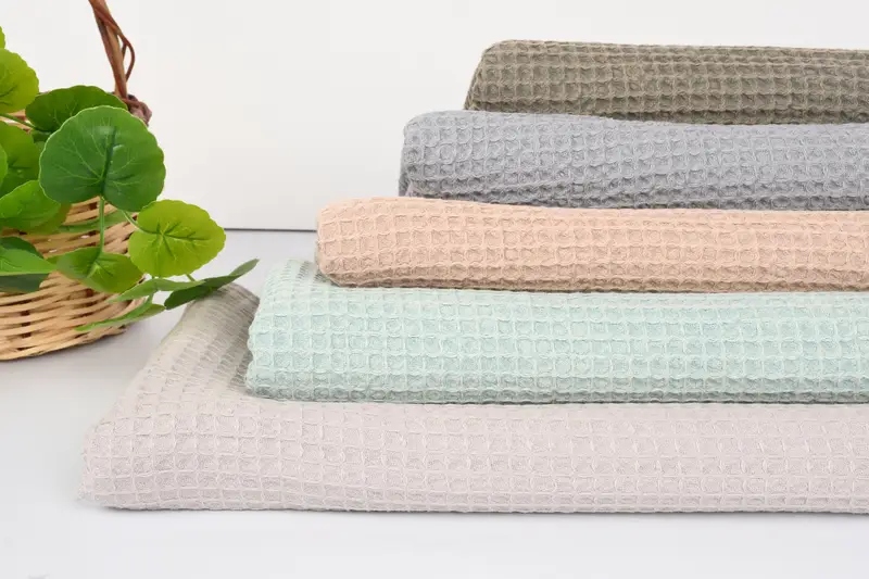 Personalized Gifts, Gift For Him, 68x36 Cotton Waffle Towel, Custom Wedding Gifts, Employee Gifts, Quick-drying peshtemal towel for poolside - 4