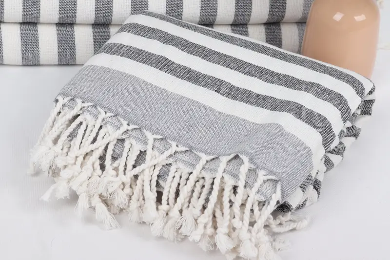 Luxury towel, Bachelorette Gifts, Halloween Gifts, Yoga Towel, Bath towel, 68x40 Cotton Striped Terry Towel, Quick-drying cotton Turkish beach towel - 5