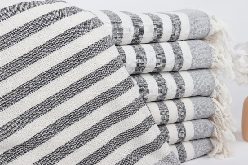 Luxury towel, Bachelorette Gifts, Halloween Gifts, Yoga Towel, Bath towel, 68x40 Cotton Striped Terry Towel, Quick-drying cotton Turkish beach towel - 1