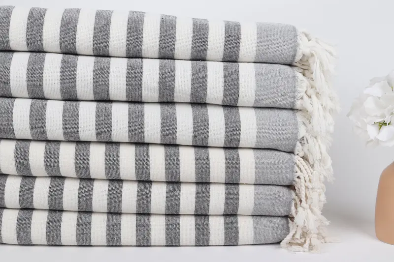 Luxury towel, Bachelorette Gifts, Halloween Gifts, Yoga Towel, Bath towel, 68x40 Cotton Striped Terry Towel, Quick-drying cotton Turkish beach towel - 3