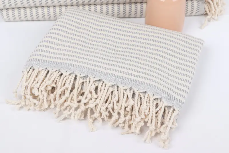 Bachelor Gift, Embroidered Towel, Absorbent Turkish towel, Peshtemal Towel, 70x40 Cotton Polka Dot Towel, Custom Gift, Gift For The Home Decor - 5