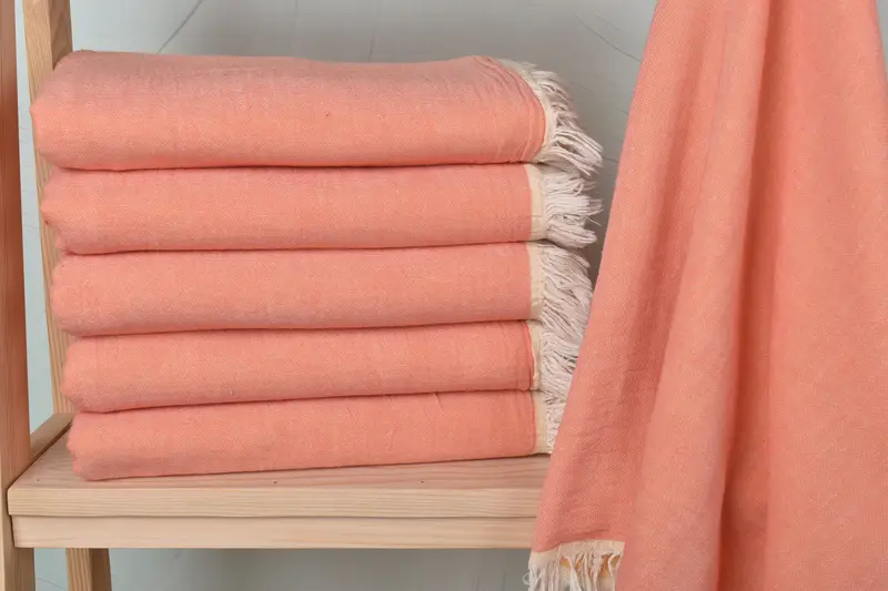 Turkish towel, Personalized Gift, Custom Wedding Towel, Birthday Gift, 70x36 Cotton Double Face Towel, Beach Theme Wedding Gift, Turkish bath towel - 1