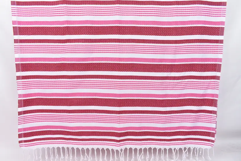 Bridal Shower Gift, 70x36 Cotton Striped Towel, Bridesmaid Gifts, Oversized Beach Towel, Valentines Day Gift, Lightweight towel, Luxury Beach Towel - 8