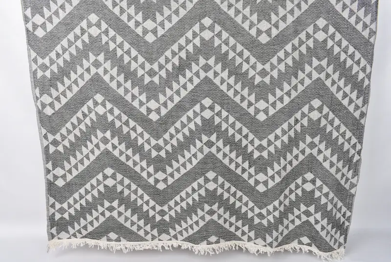 Valentines Gift, Spa Towel, Gift For Him, 64x36 Cotton Geometric Towel, Travel Towel, Sand-free towel, Peshtemal Towel, Valentines Day Gift For Her - 1