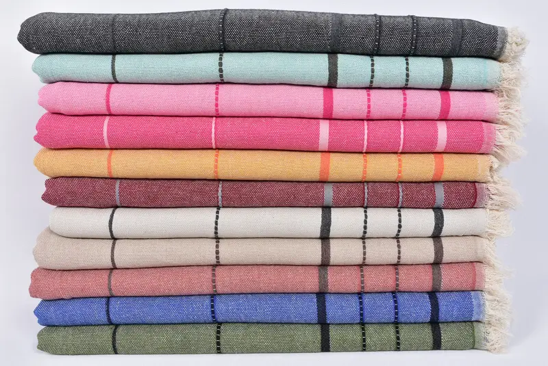 Custom Name Towel, Towel With Name, 70x40 Cotton Striped Towel, Bachelorette Party Favors, Handmade Gift, Bachelor Party Favors, Best Beach Towel - 2