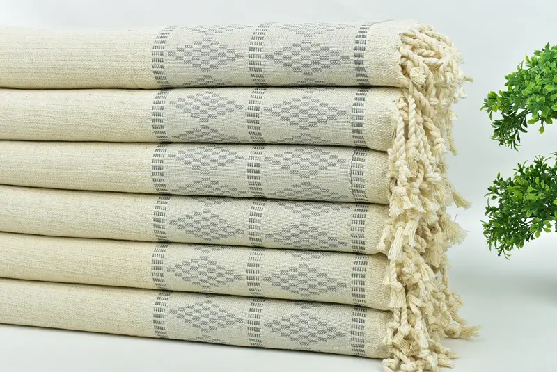 40x20 Linen Kilim Design Towel, Custom Hand Towel, Bridesmaid Gifts, Merry Christmas Gifts, Gift For The Home Decor, Personalized Dish Towel - 3