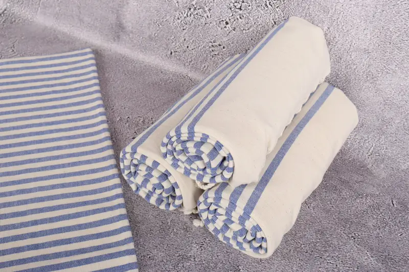 Bathroom Towel, 70x40 Cotton Striped Towel, Cute Beach Towel, Personalized Towel, Lightweight towel, Turkish Towel USA, Beach Towel Monogram - 8
